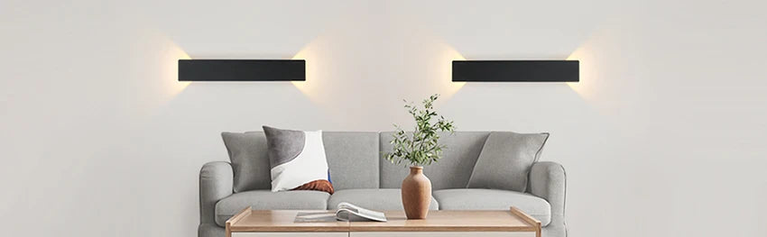 Sleek Dual-Beam Wall Lamp