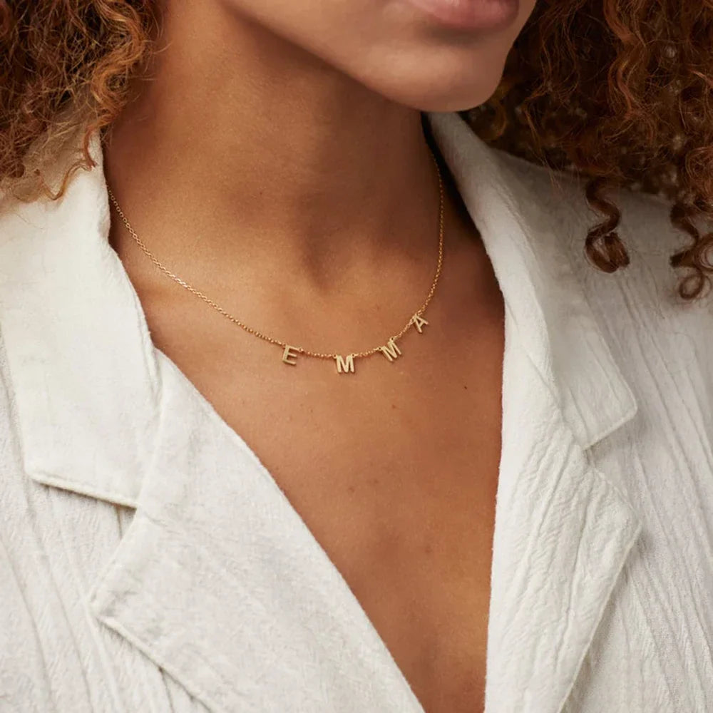 Dainty Letterline Necklace