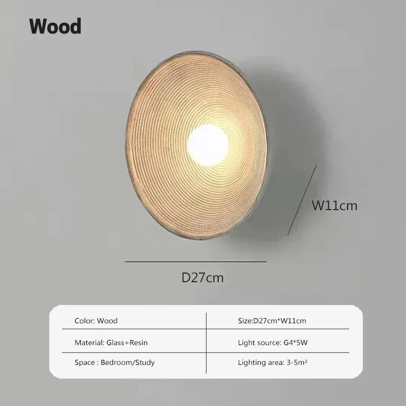 Retro Japanese Wall Lamp Fixture