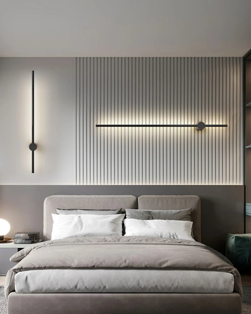 360° Rotatable Touch Dimmable LED Wall Sconce for Bedside & Living Spaces