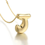 Load image into Gallery viewer, Puffy Letter Necklace
