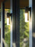 Black Modern Outdoor LED Wall Sconce with PIR Sensor