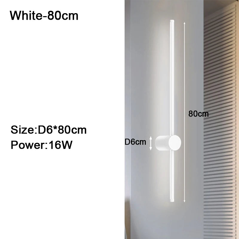 360° Rotatable Touch Dimmable LED Wall Sconce for Bedside &amp; Living Spaces