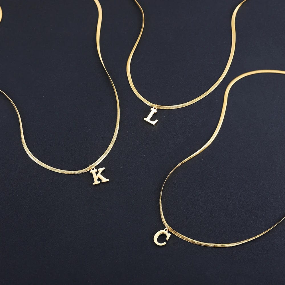 Cuneo Letter Necklace