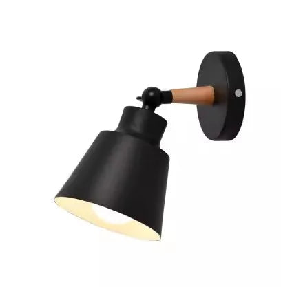 Colorful Nordic Solid Wood Wall Lamp Lighting Fixture