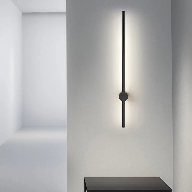Modern Indoor 350° Rotatable Ambient Wall Sconce in Black or Gold