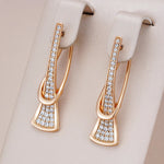 Load image into Gallery viewer, Classy Layered Diamond Accented Earrings

