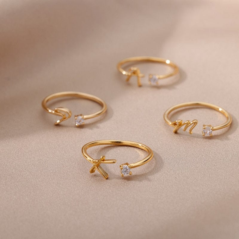 Selvola Letter Ring