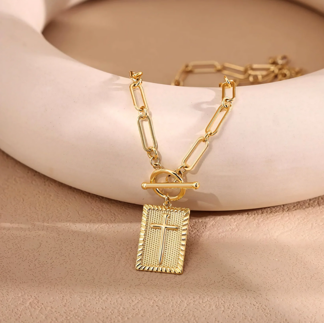 Delicate Cross Pendant Necklace