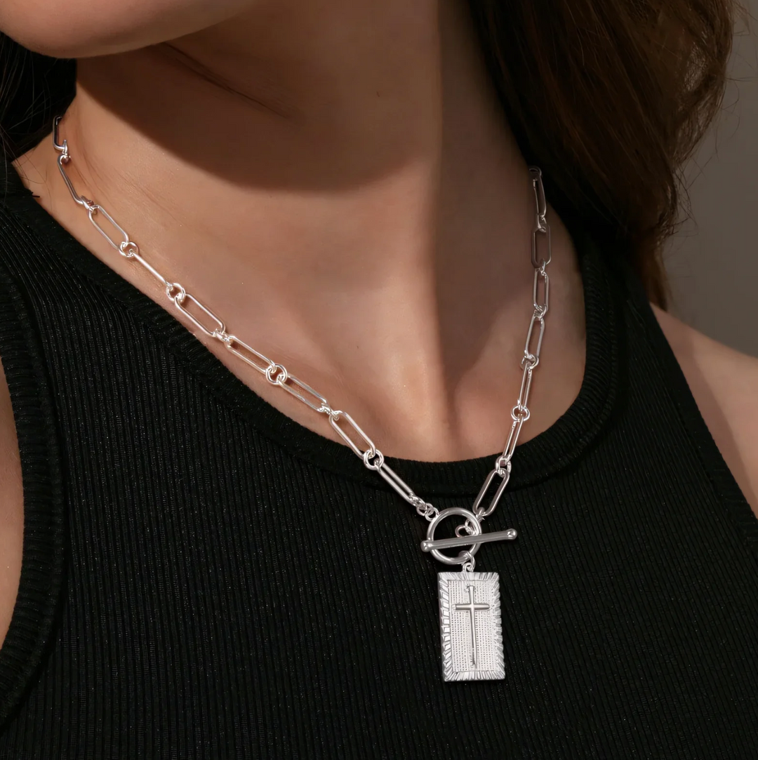 Delicate Cross Pendant Necklace