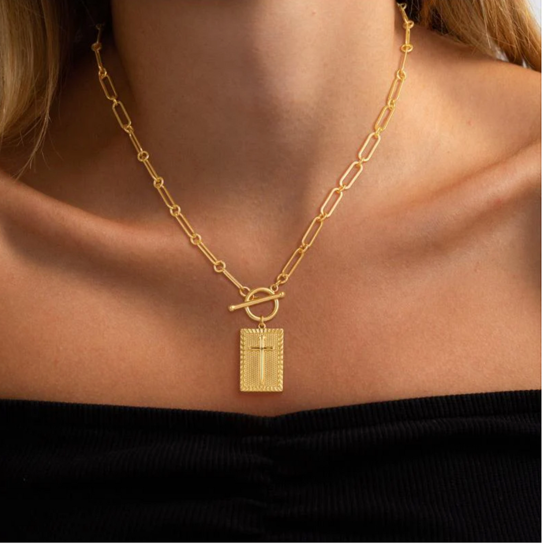 Delicate Cross Pendant Necklace