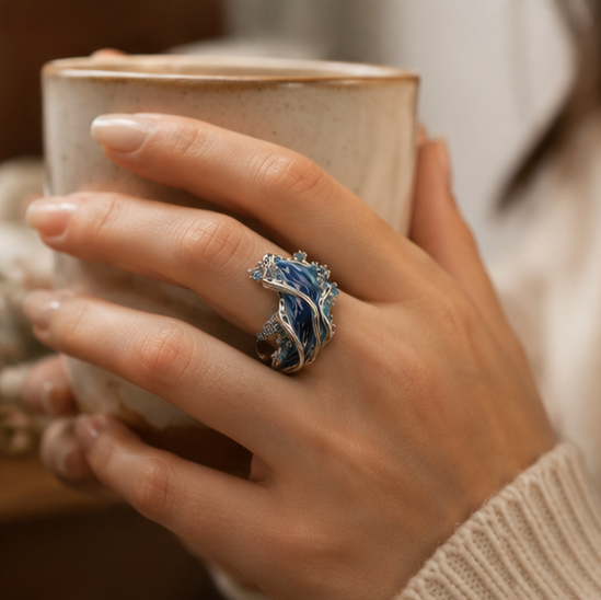 Classic Vintage Statement Ring in Gold