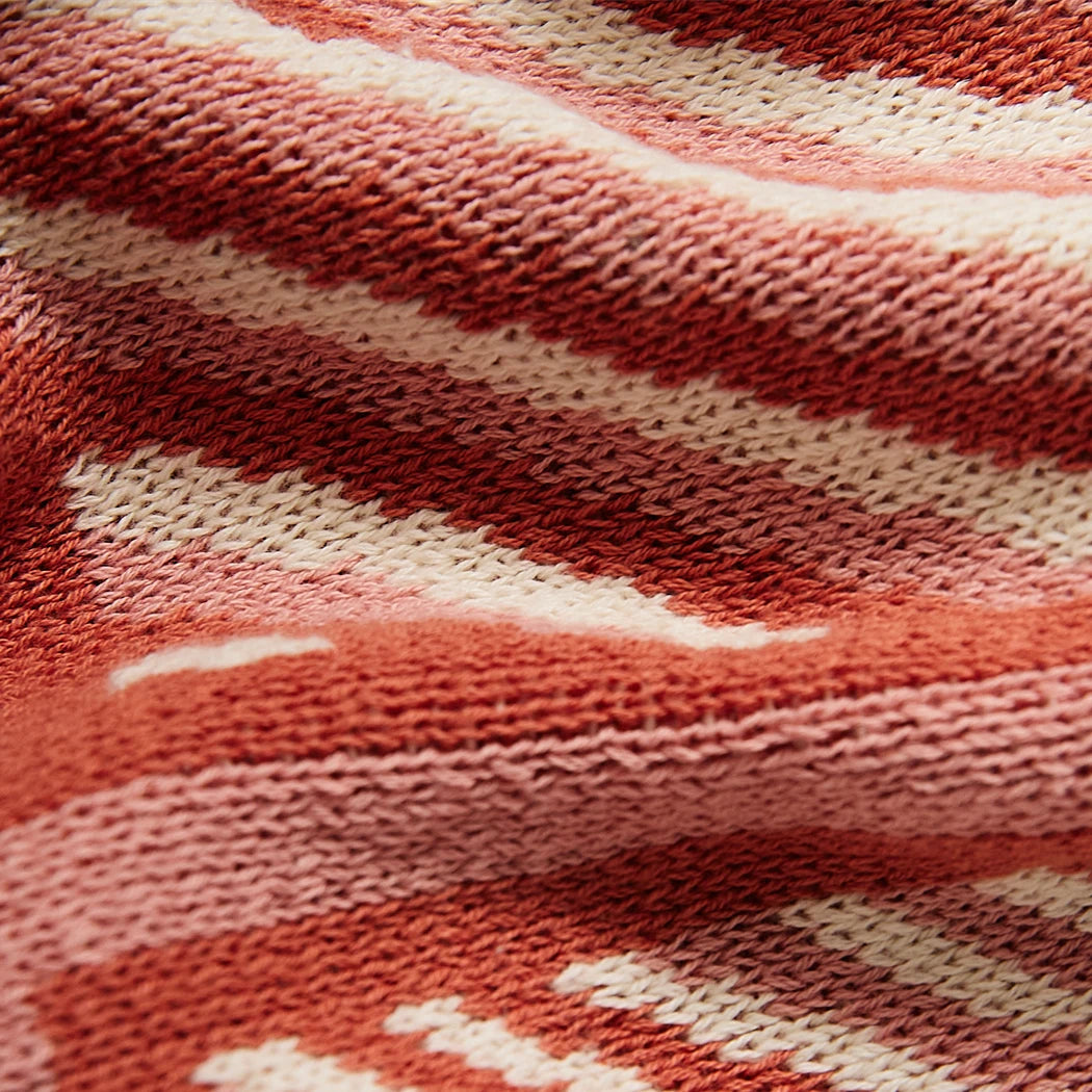 Striped Cotton Portable Plaid Throw Blanket