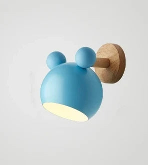 Mouse Inspired Wall Lamp for Children's Room