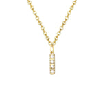 Load image into Gallery viewer, Dainty Zircon Letter Initial, Number, Symbol Chain Necklace
