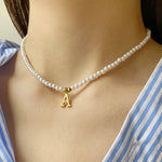 Load image into Gallery viewer, Treia Letter Necklace
