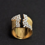 Load image into Gallery viewer, Bold Diamond Sparkle Open Ring
