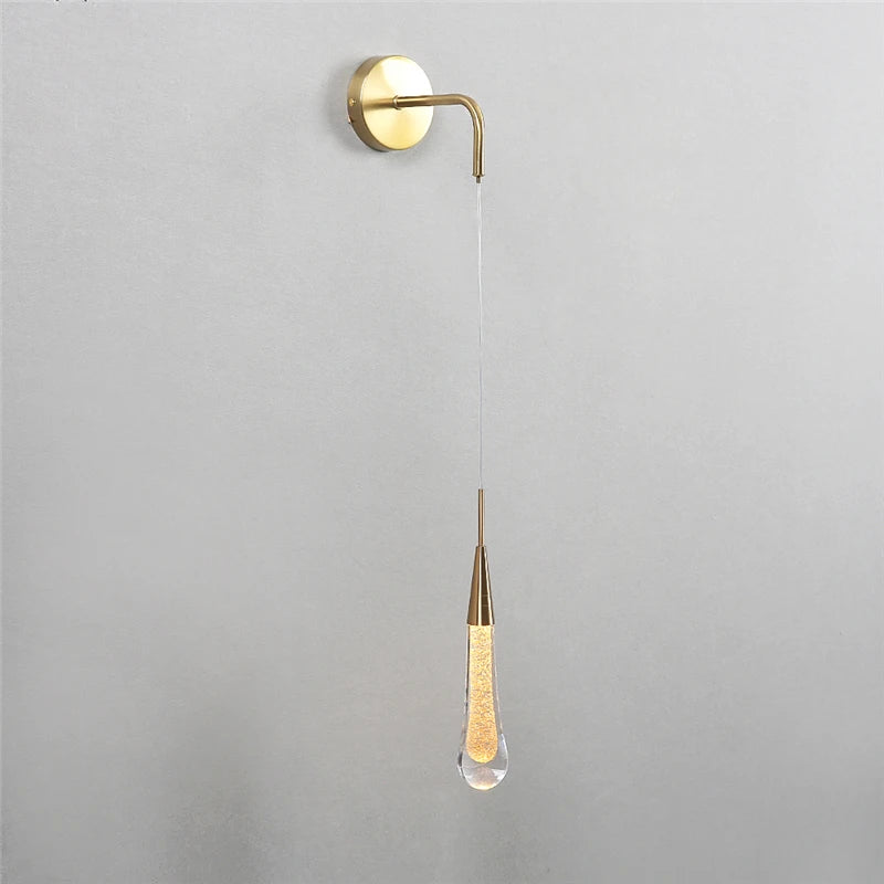 Droplet Shaped Wall Lamp Light Fixture