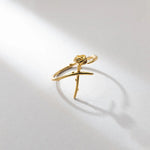 Load image into Gallery viewer, Dainty Rose Thorn Ring
