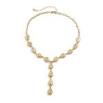 Load image into Gallery viewer, Modern Stone Inspired Lariat Necklace
