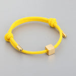 Load image into Gallery viewer, Adjustable Couples Box Letter Initial Bracelets
