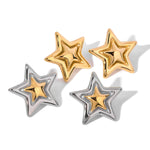 Load image into Gallery viewer, Bold Five Point Star Earrings
