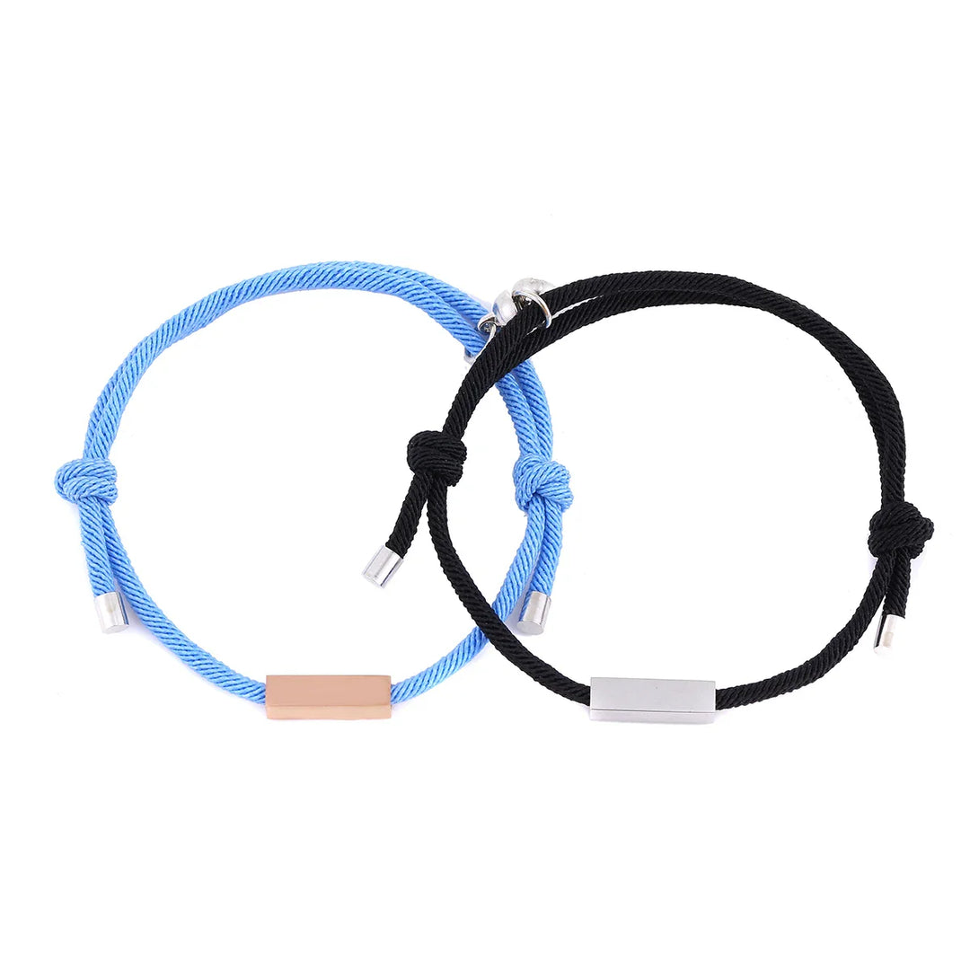 Custom Entwined Rope Magnetic Bracelet