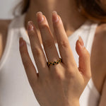 Load image into Gallery viewer, Staggered Hive Diamond Ring
