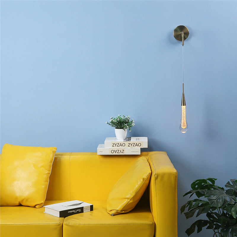 Droplet Shaped Wall Lamp Light Fixture