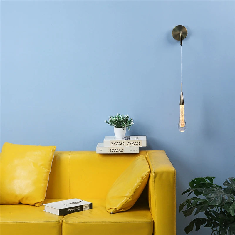 Droplet Shaped Wall Lamp Light Fixture