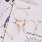 Load image into Gallery viewer, Braided Feminine Flower Star Bracelet
