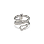 Load image into Gallery viewer, Adjustable Spiraling Snake Ring
