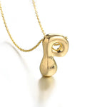 Load image into Gallery viewer, Puffy Letter Necklace

