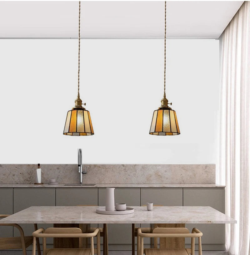 Vintage Industrial Copper Wall Light Fixture