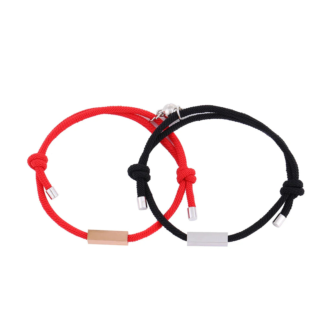 Custom Entwined Rope Magnetic Bracelet