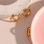 Load image into Gallery viewer, 18k Star &amp; Stone Embedded Ring
