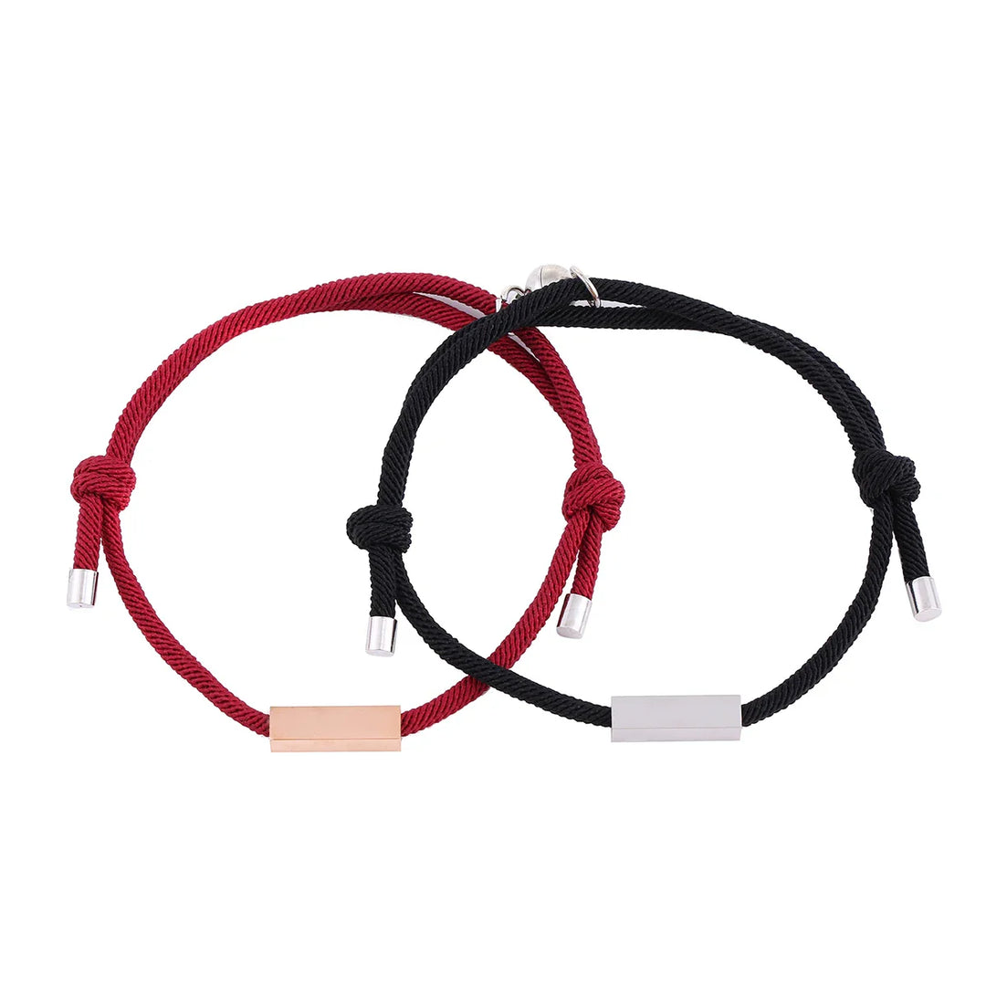 Custom Entwined Rope Magnetic Bracelet