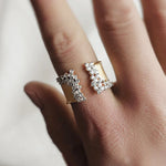 Load image into Gallery viewer, Bold Diamond Sparkle Open Ring
