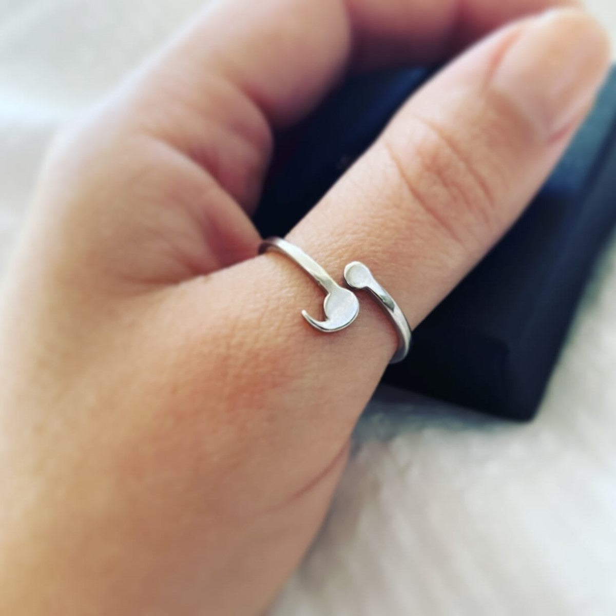 Sleek semicolon resilience ring