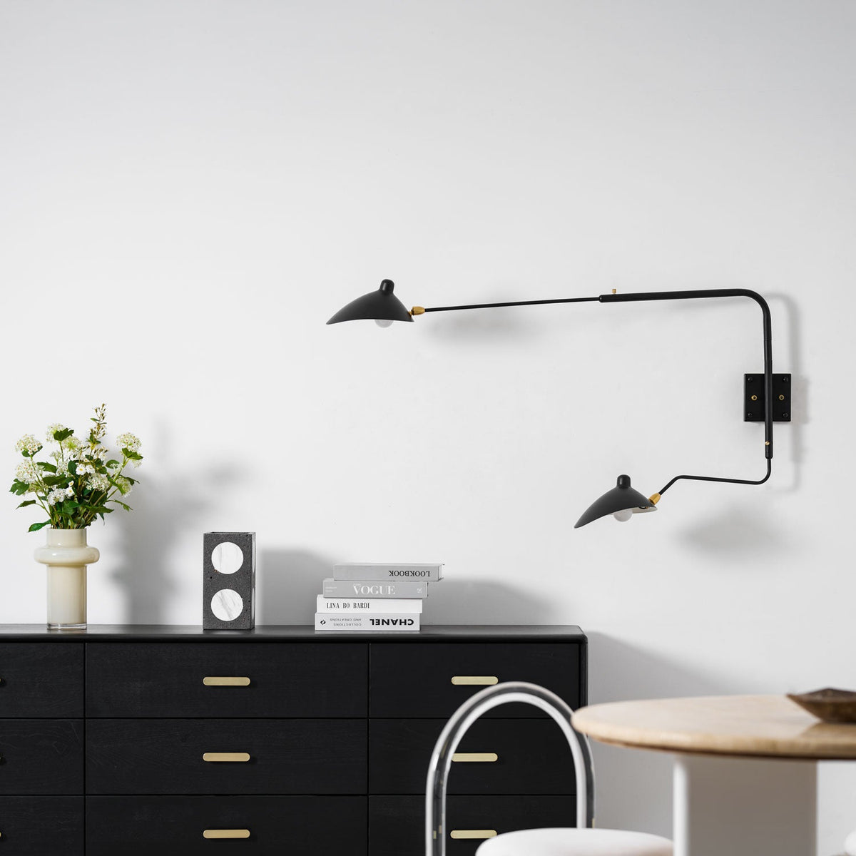 Articulated Arm Contemporary Design Wall Sconce