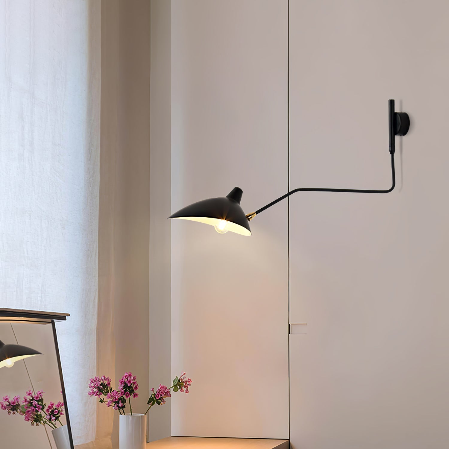 Articulated Arm Contemporary Design Wall Sconce