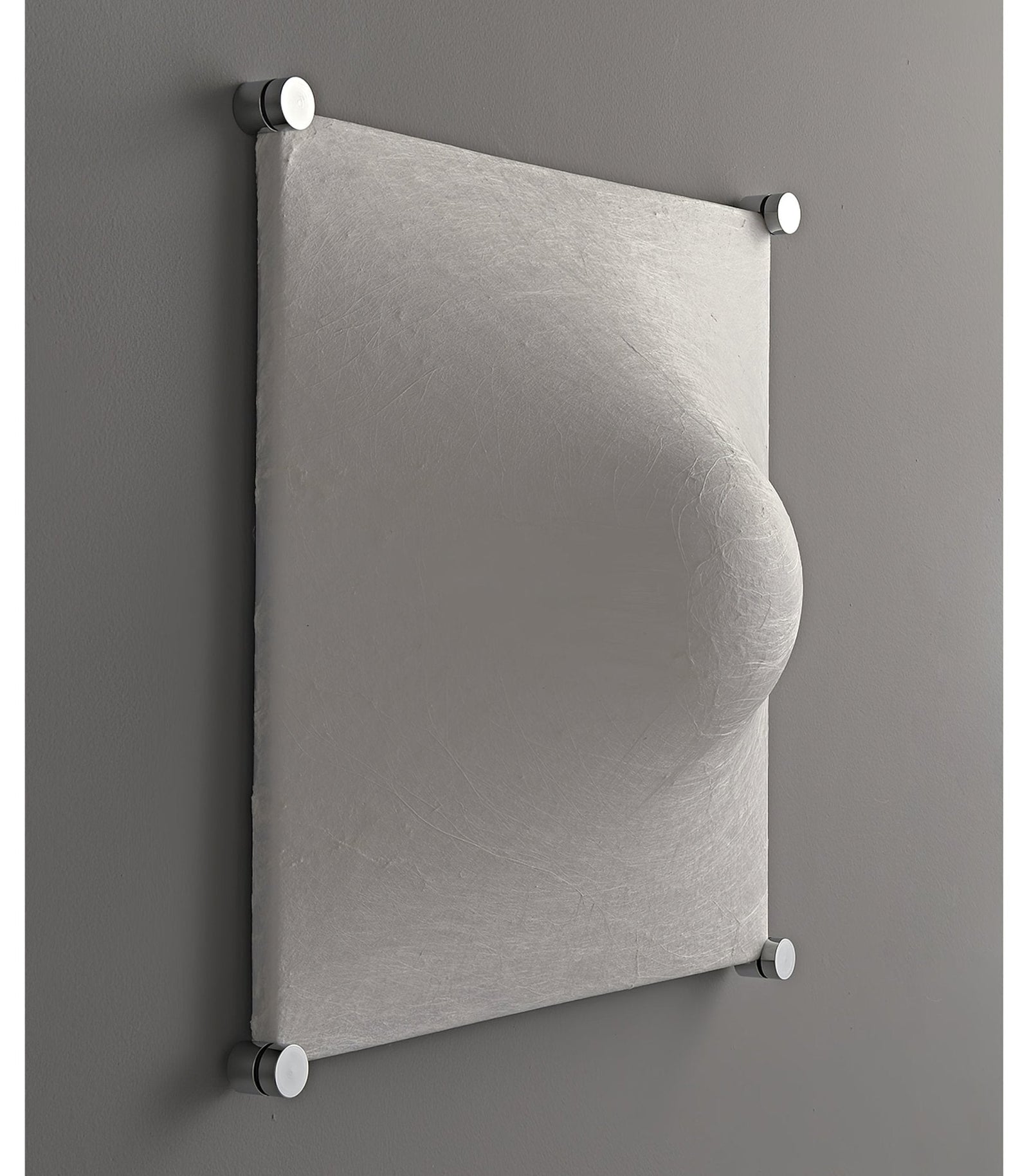 Textured Silk Shade Contemporary Wall Light