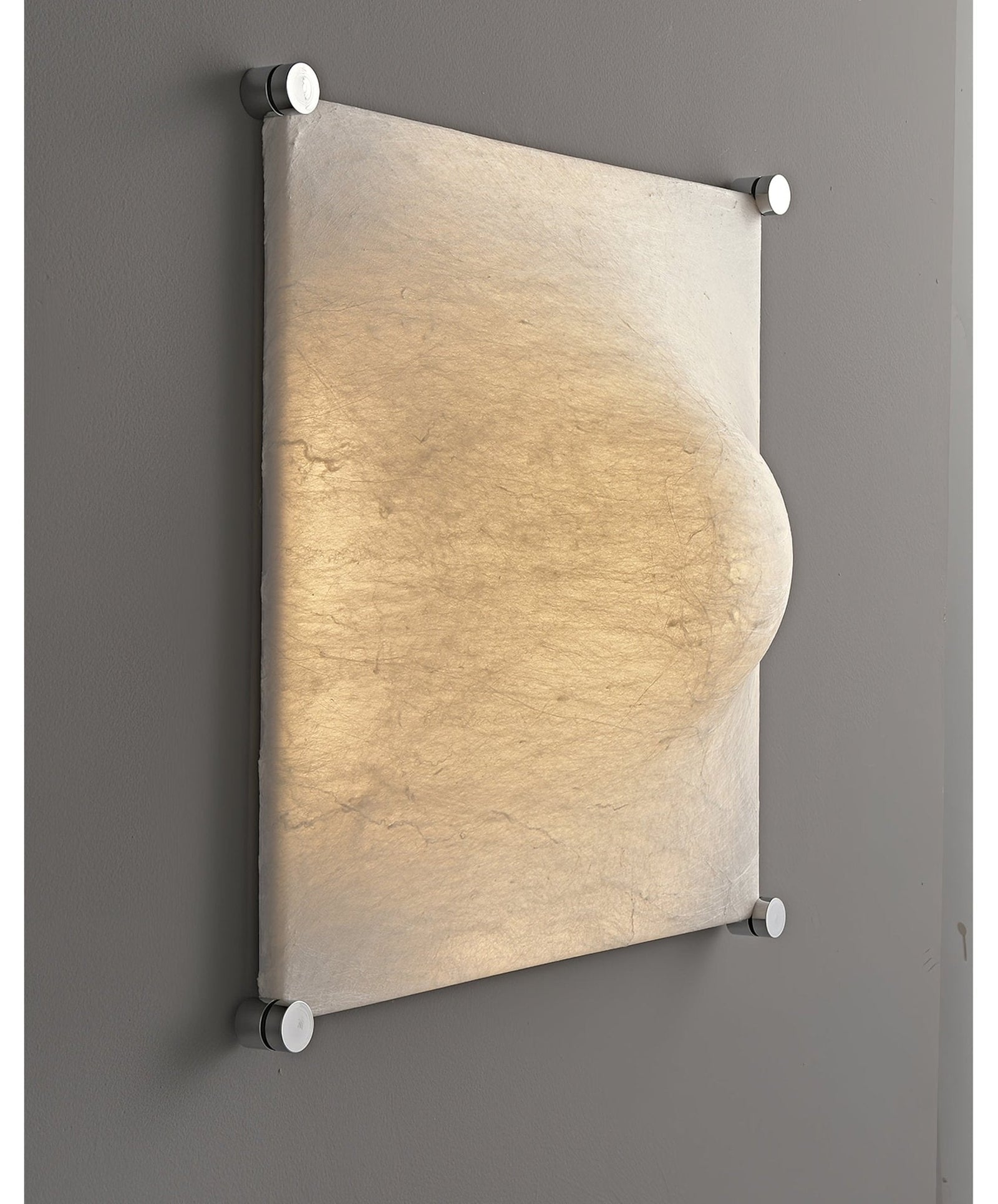 Textured Silk Shade Contemporary Wall Light