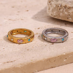 Load image into Gallery viewer, 18k Gem Pop Ring
