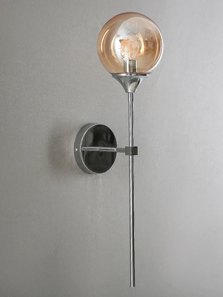 Glass Ball Indoor Wall Lamp Lighting Fixture