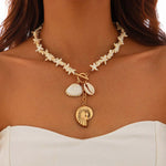 Load image into Gallery viewer, Bold Beach Sea Shell Bracelet and Necklaces
