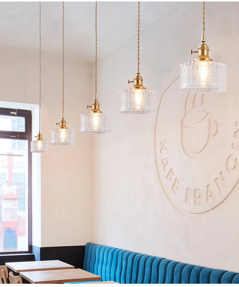 Modern Glass Pendant Light for Dining Rooms, Kitchen Islands & Bars