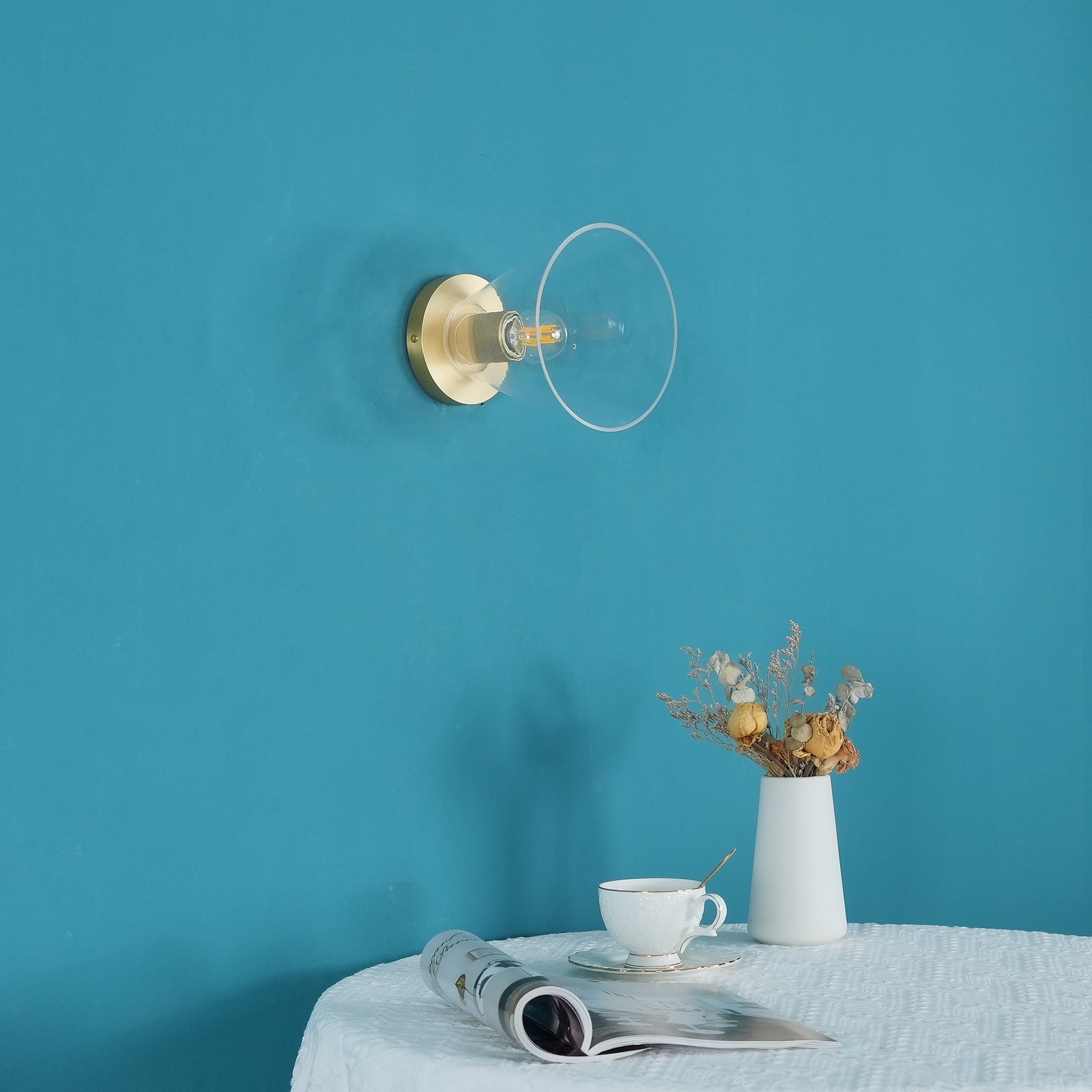 Minimalist Flush Mount Contemporary Wall Light