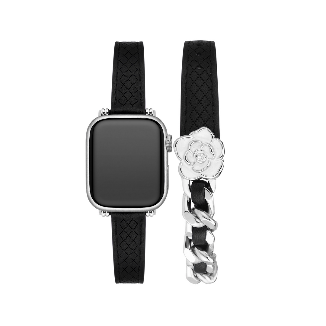 Sleek Floral Apple Watch Bands for Women