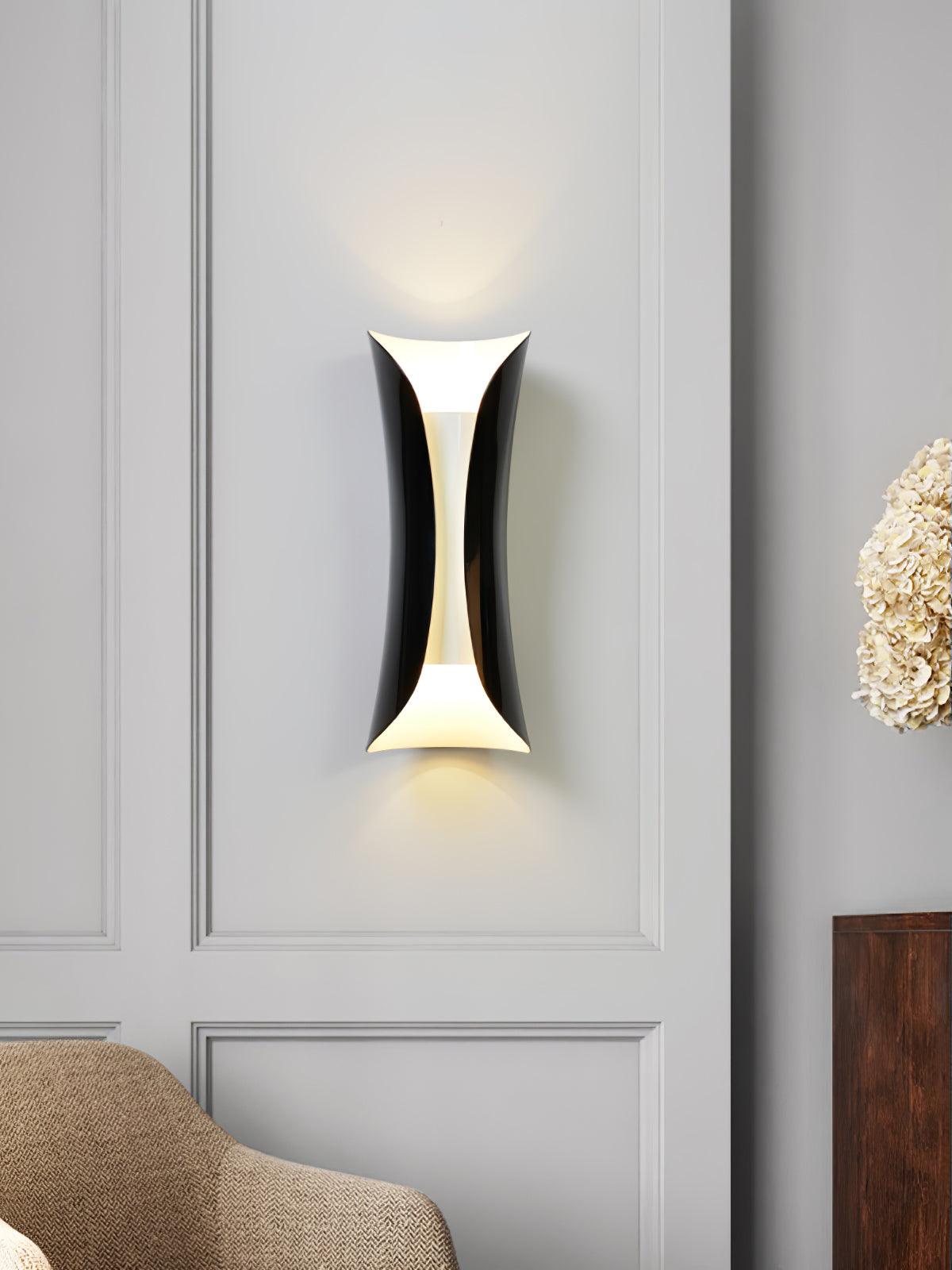 Curved Waist Baroque Inspired Wall Sconce